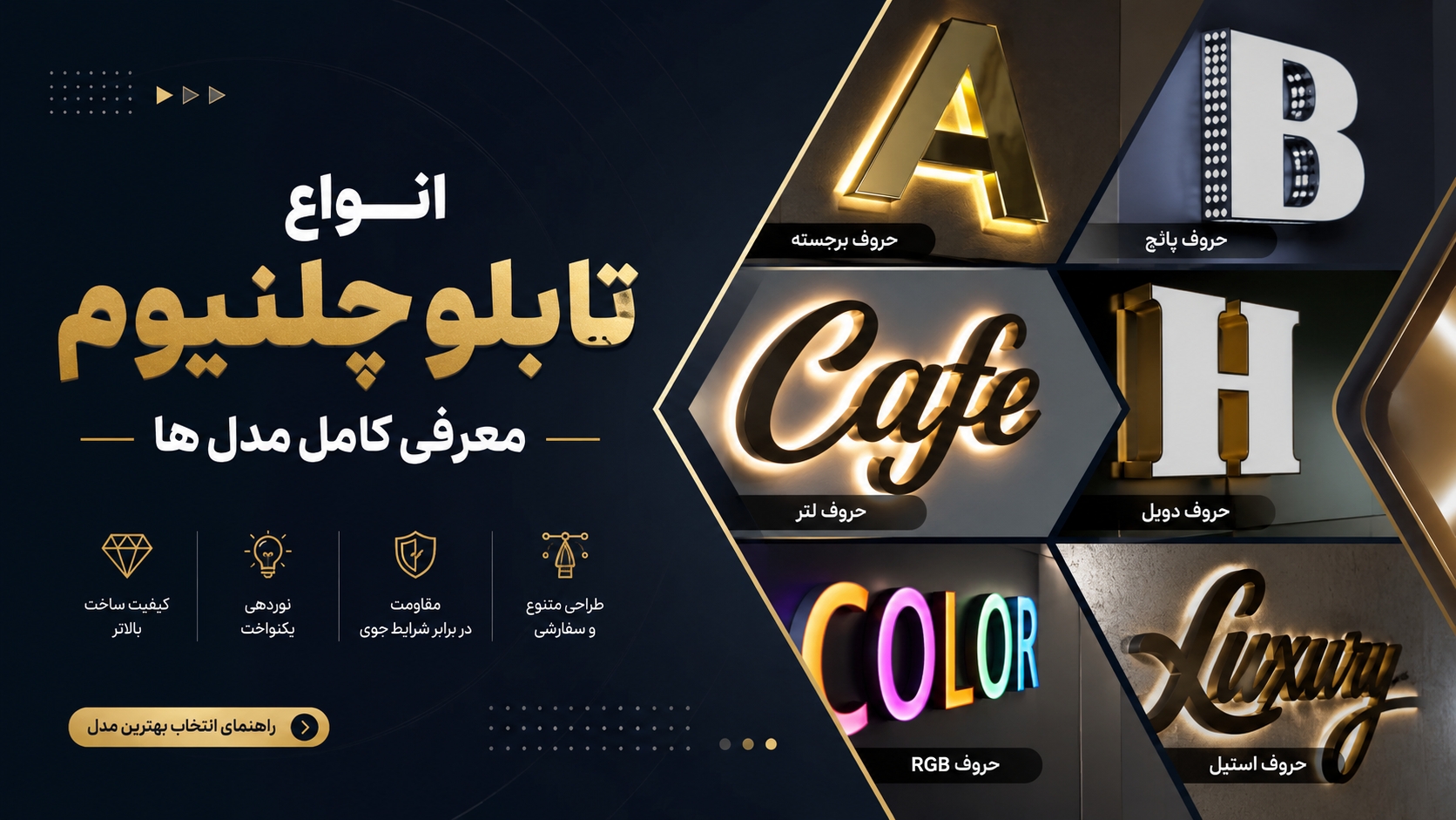 انواع تابلو چلنیوم