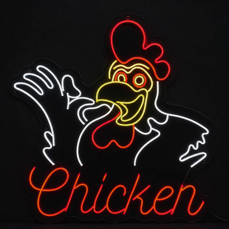 تابلو نئون طرح مرغ Chicken